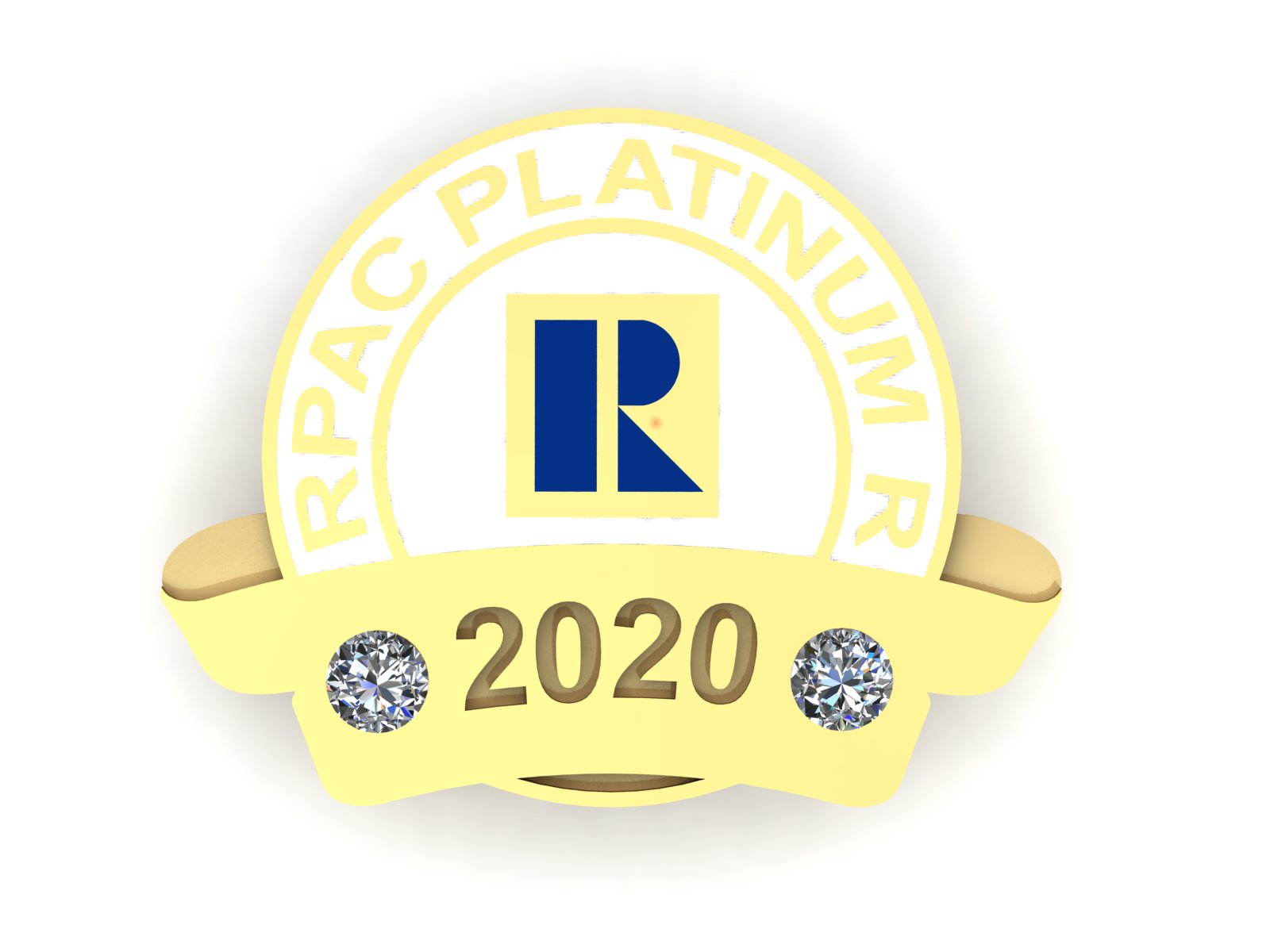 Realtor RPAC Platinum R pin 2020